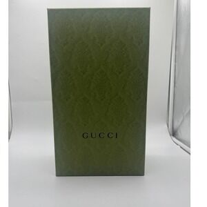 Gucci Green Damask Shoebox Replacement Storage Box‎ 627820 J8700 6559 Size 35